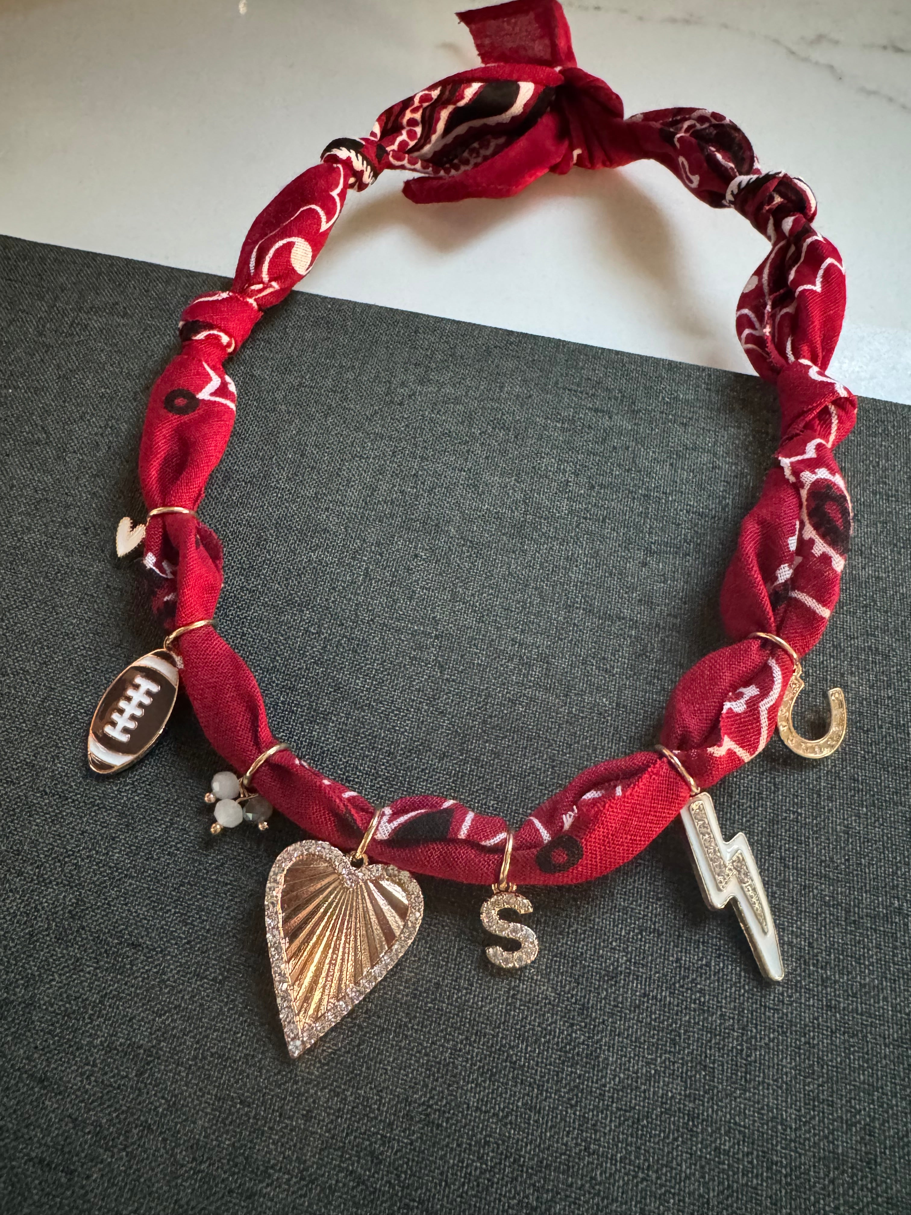 Football Bandana Necklace