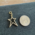 Sarah Star Charm with clasp