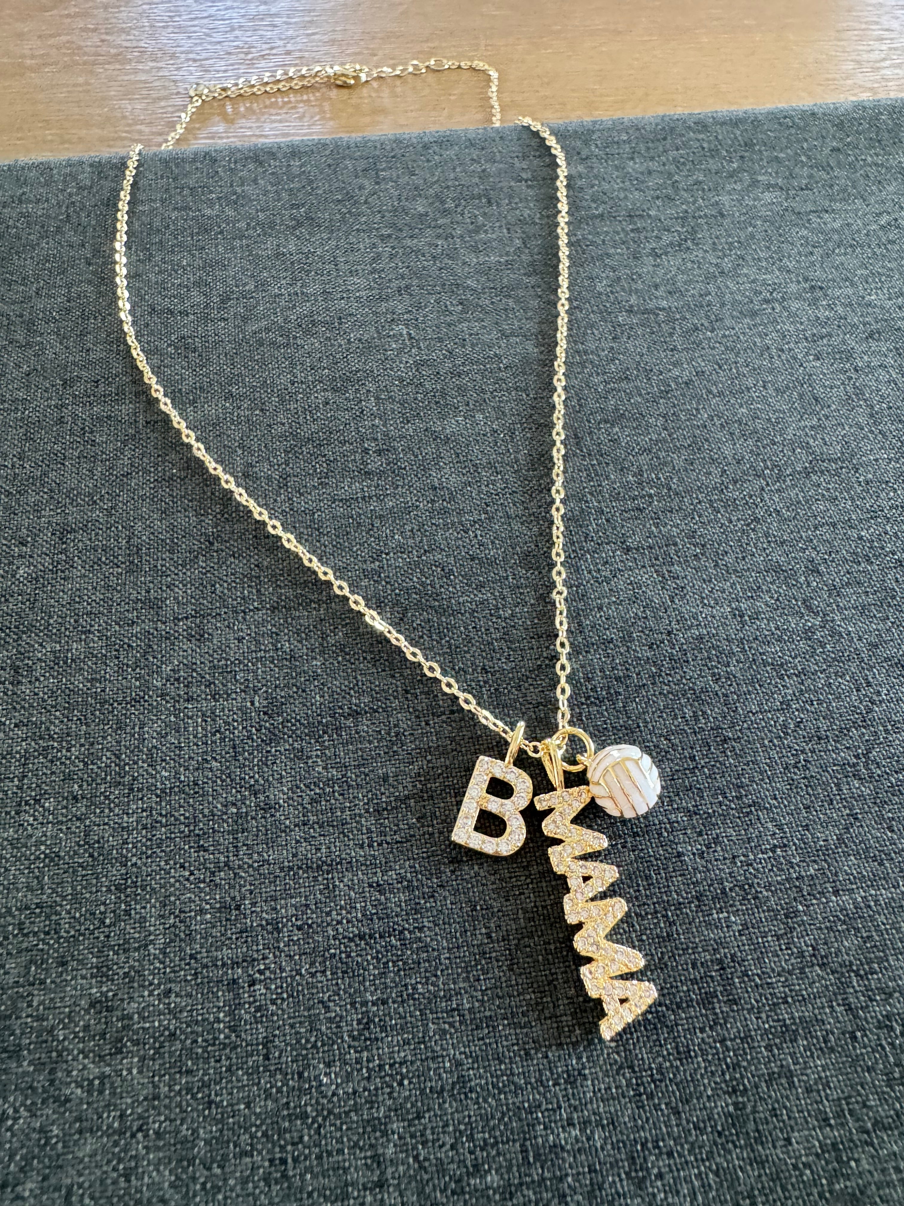 Volleyball Mama Necklace