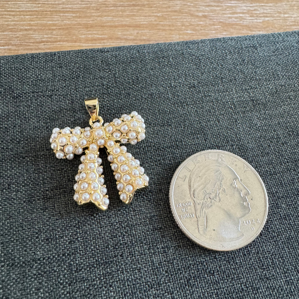 Pearl Bow Pendant