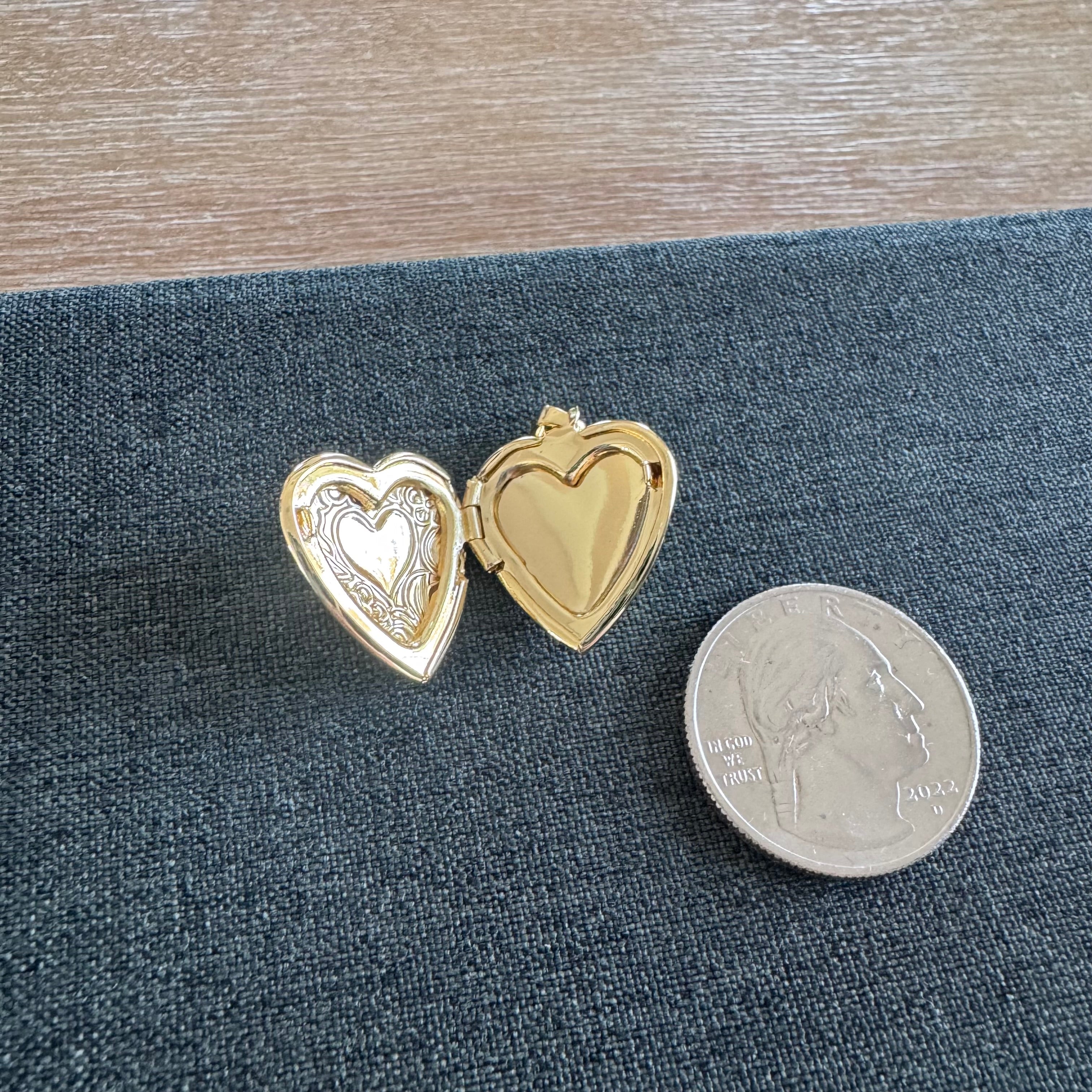 Haynes Heart Locket Pendant Charm