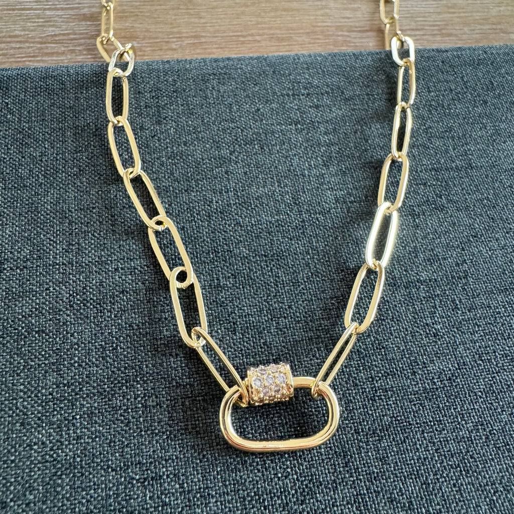 Parker Carabiner Necklace