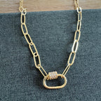 Parker Carabiner Necklace