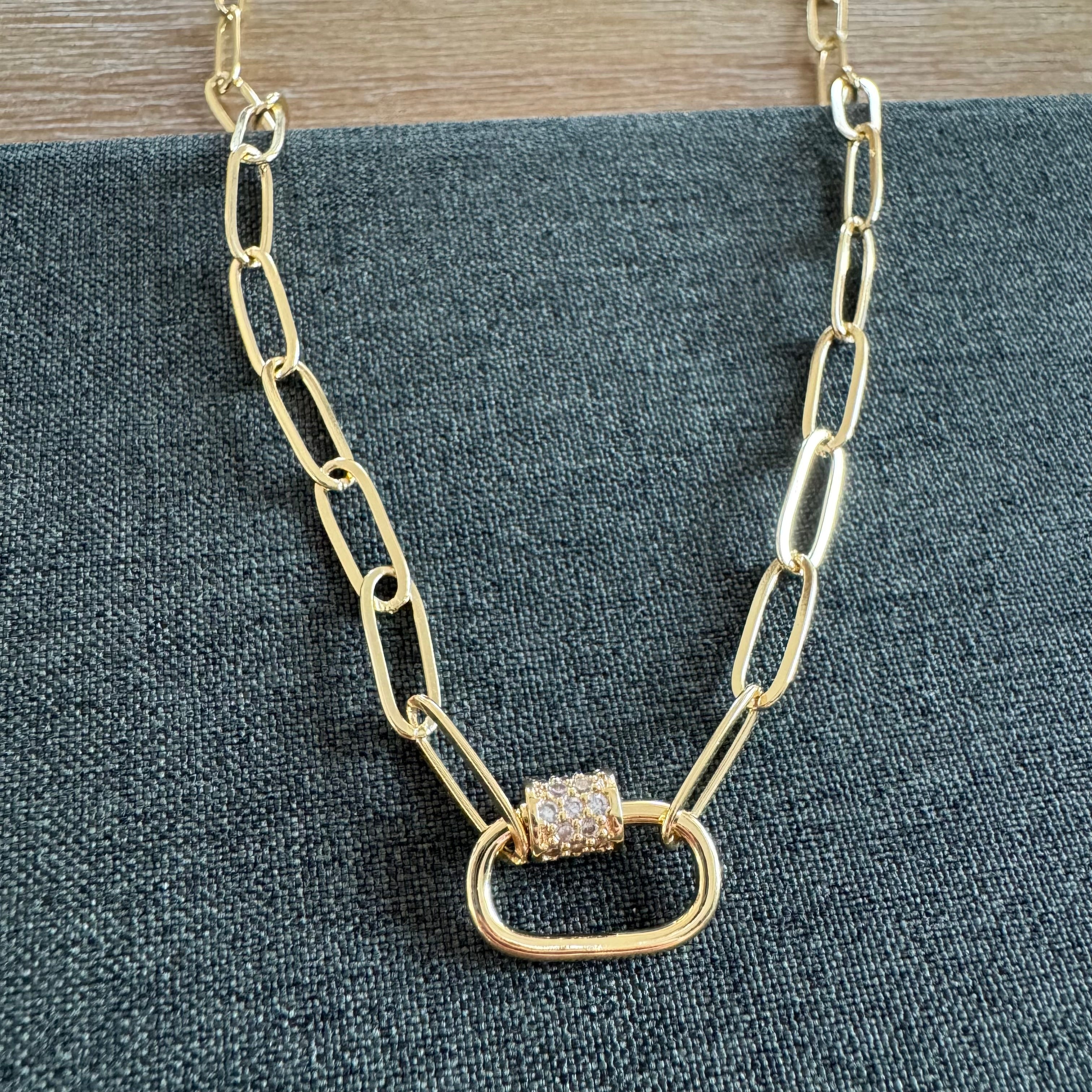 Parker Carabiner Necklace