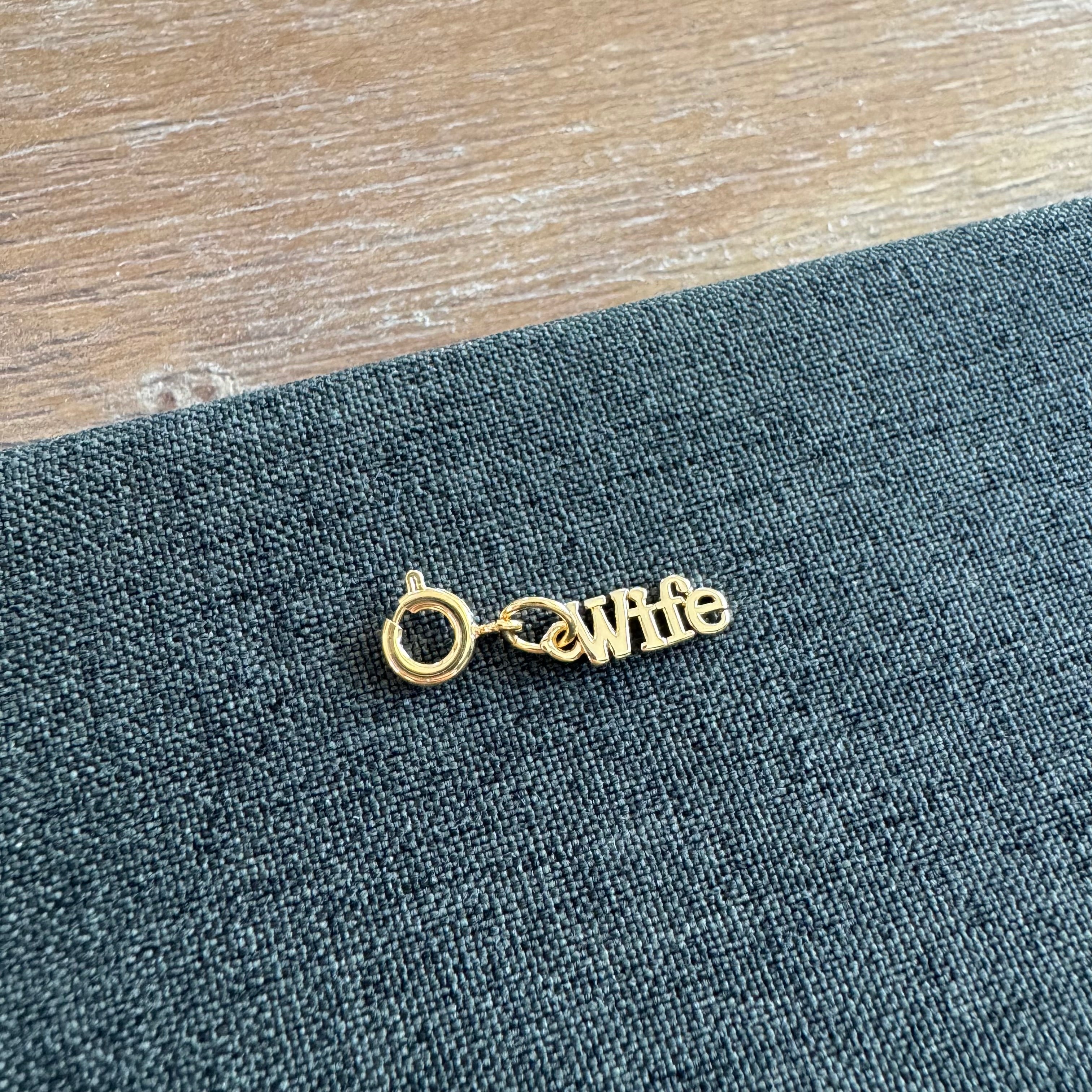 Wife Charm with clasp