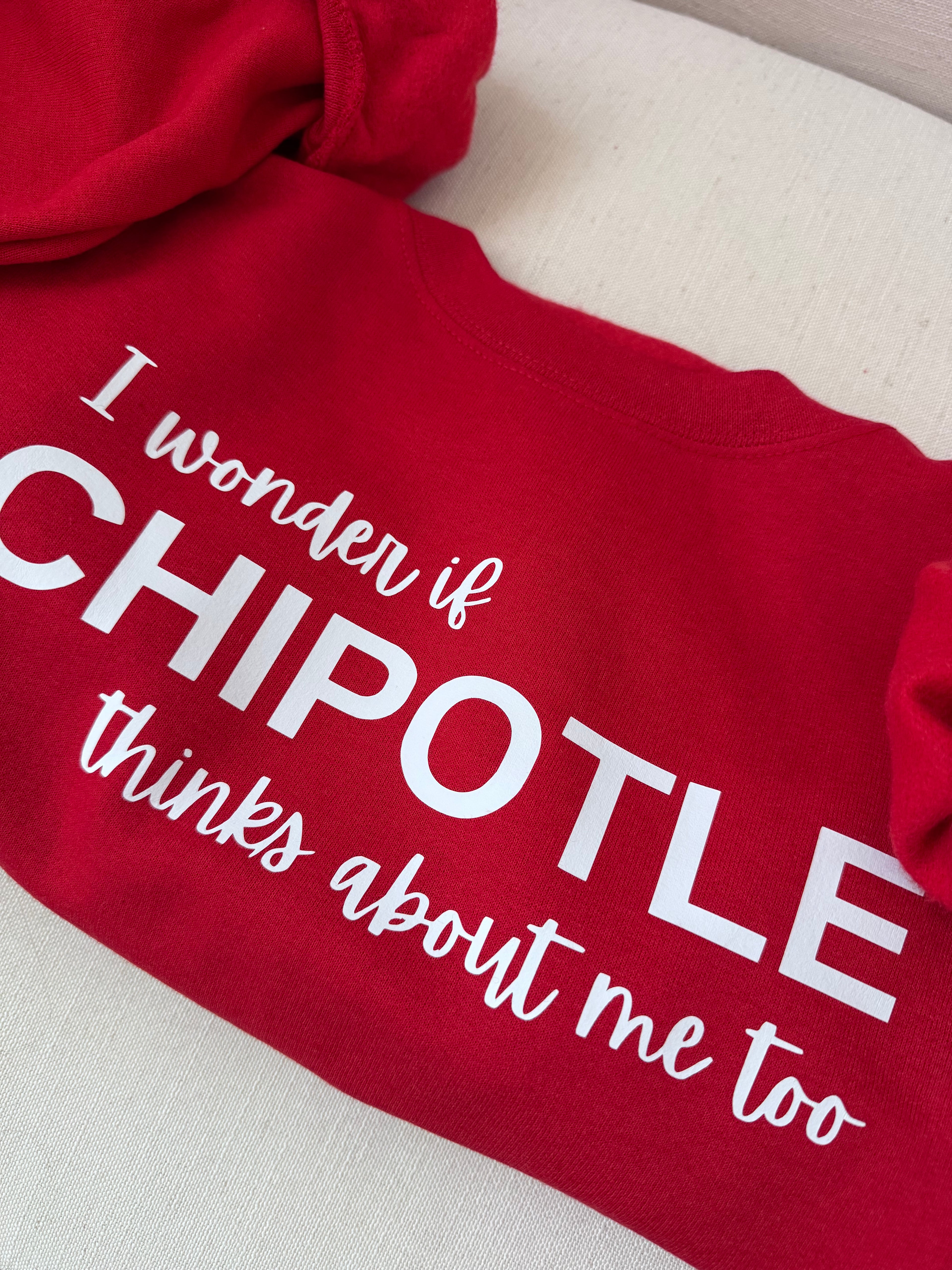 Burrito Sweatshirt Red
