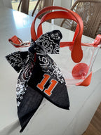 Bandana Number Scarf Black