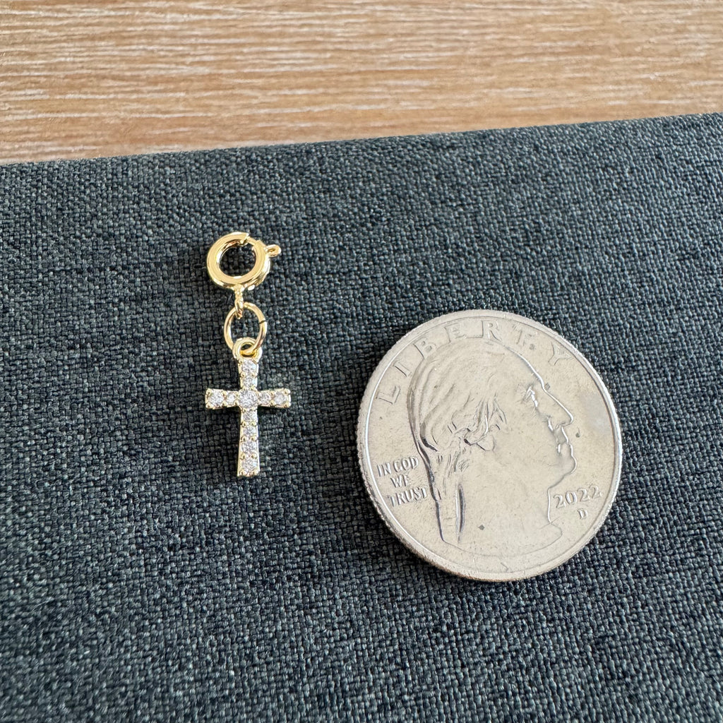Cross Charm with clasp