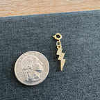 Lennon Lightning Bolt Charm with clasp