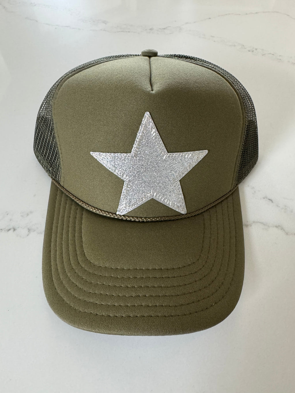 Green Silver Star Hat
