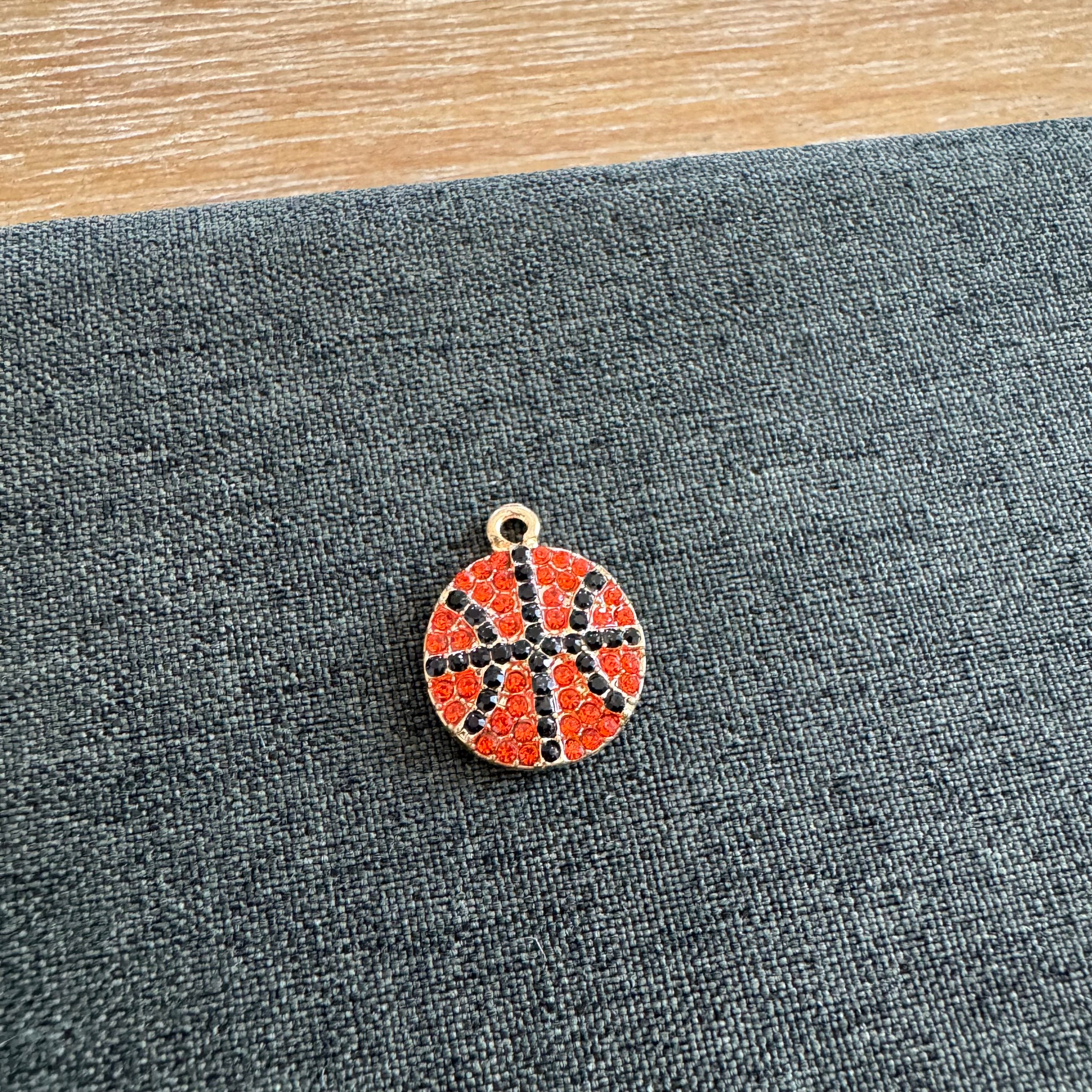 Basketball Stone Charm