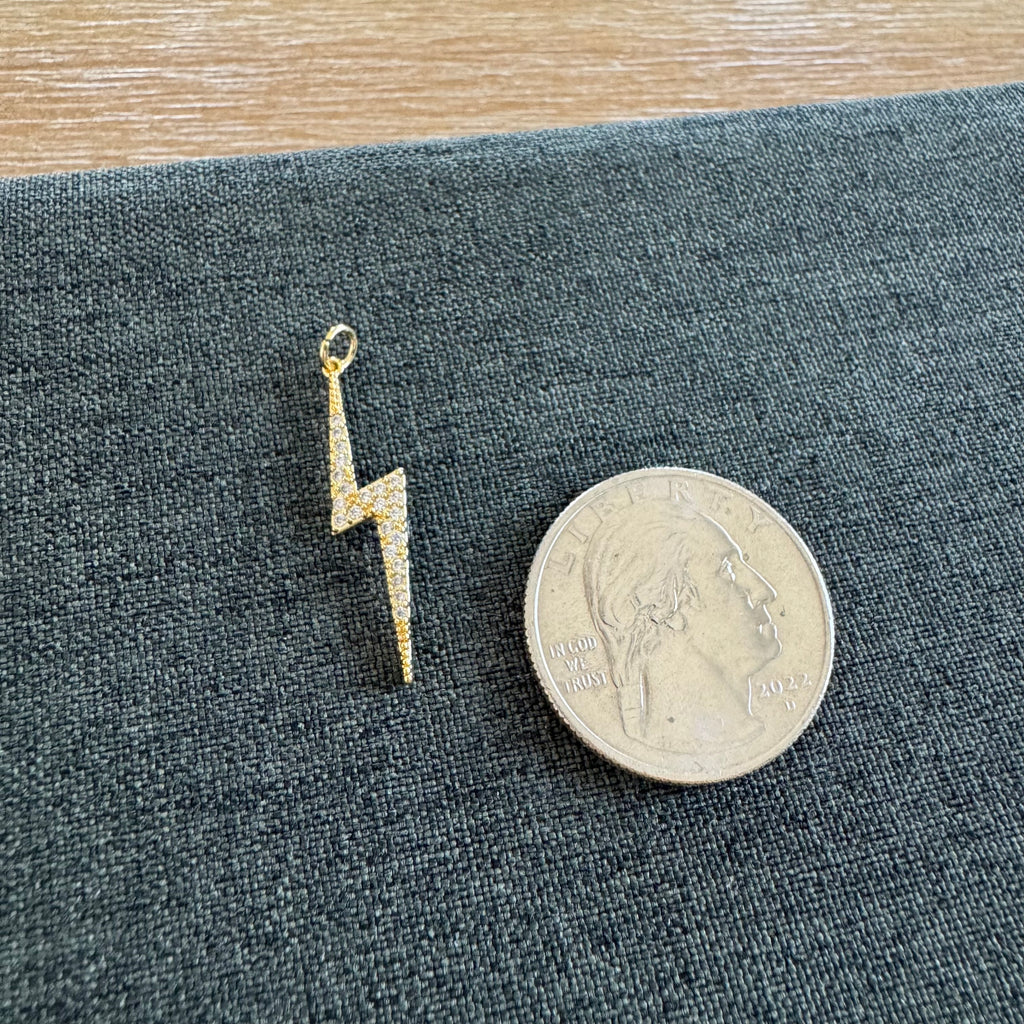 Lately Lightning Bolt Charm