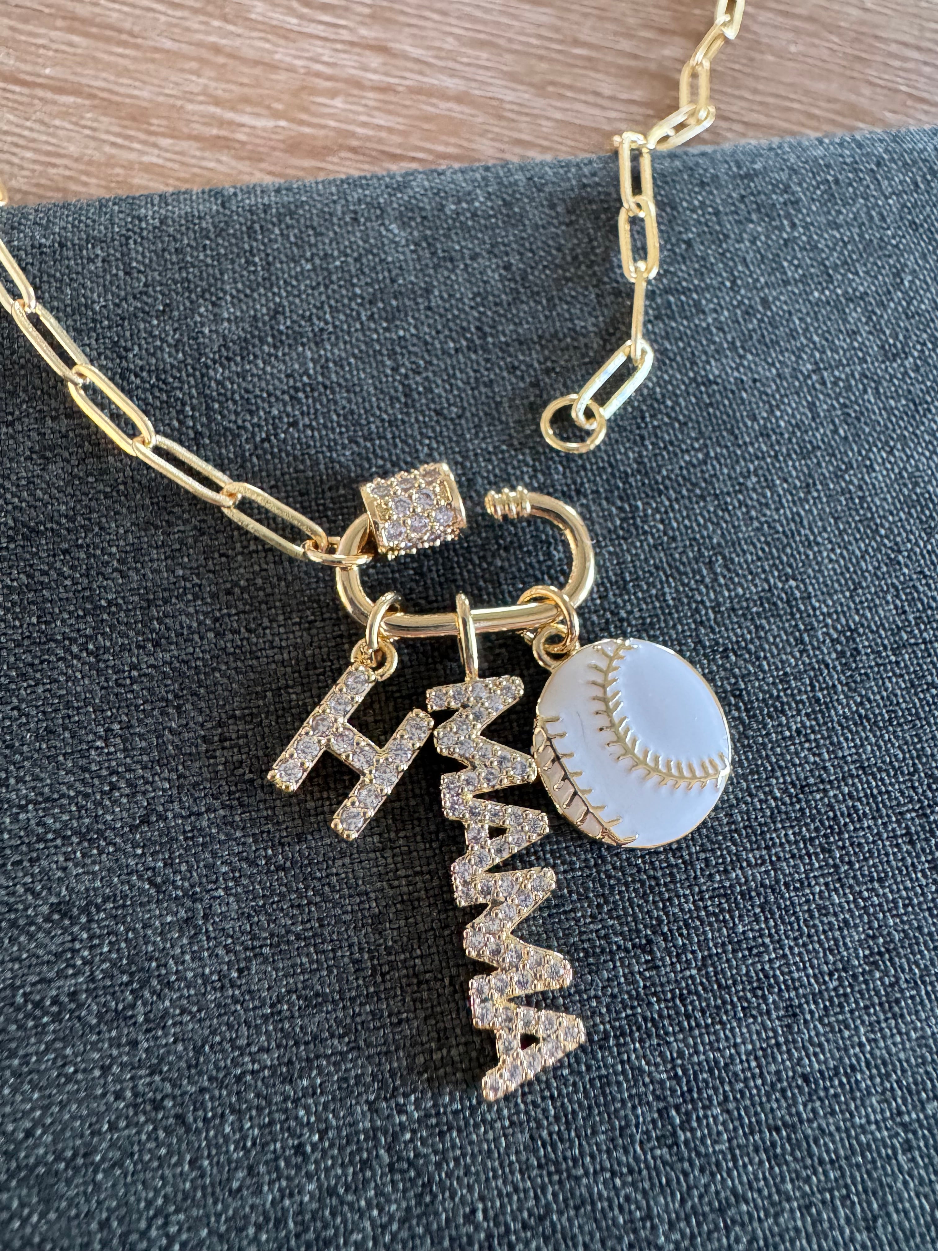 Baseball Mama Necklace
