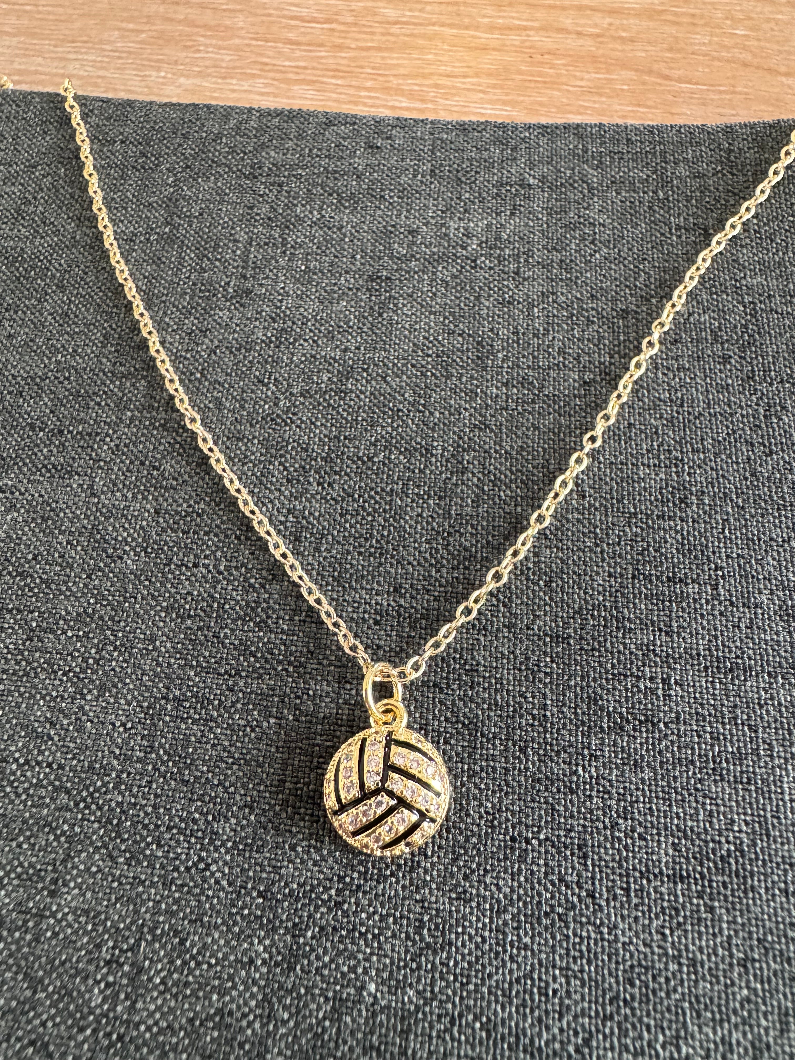 Volleyball Charm Necklace