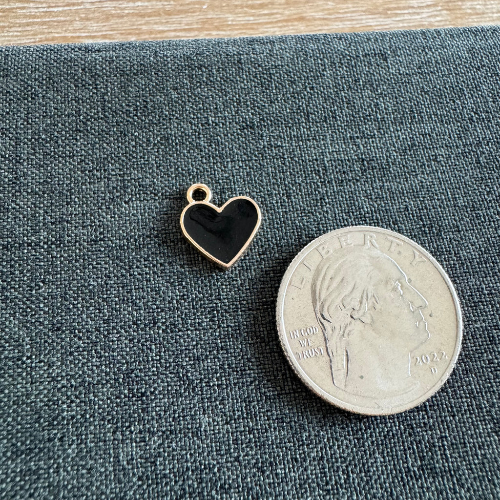 Black Heart Charm