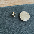 Stone Cross Charm