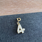 Number Charm Pearl with clasp