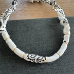 Premade Bandana Necklace Cream