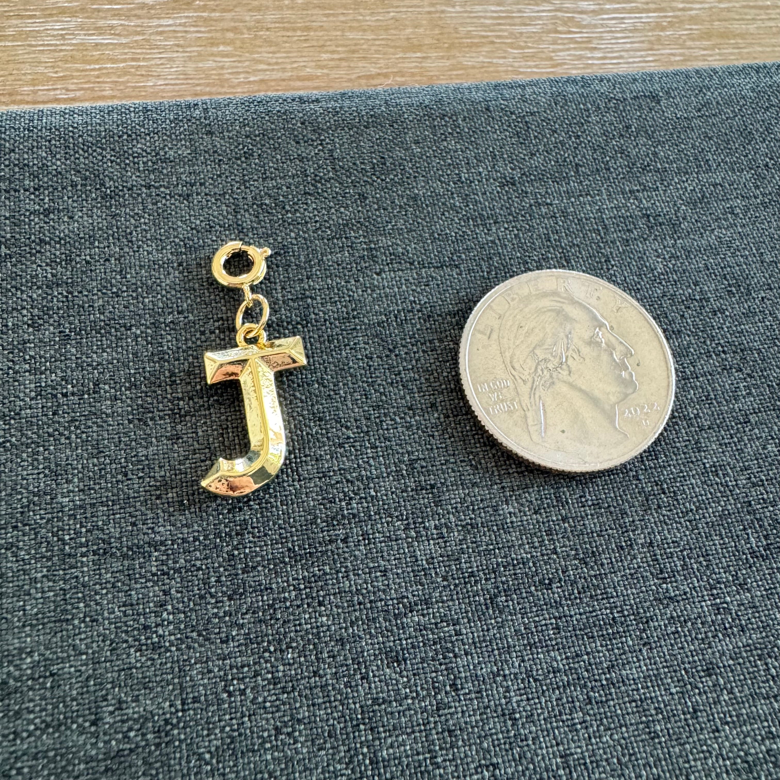 Capital Letter Charm with clasp