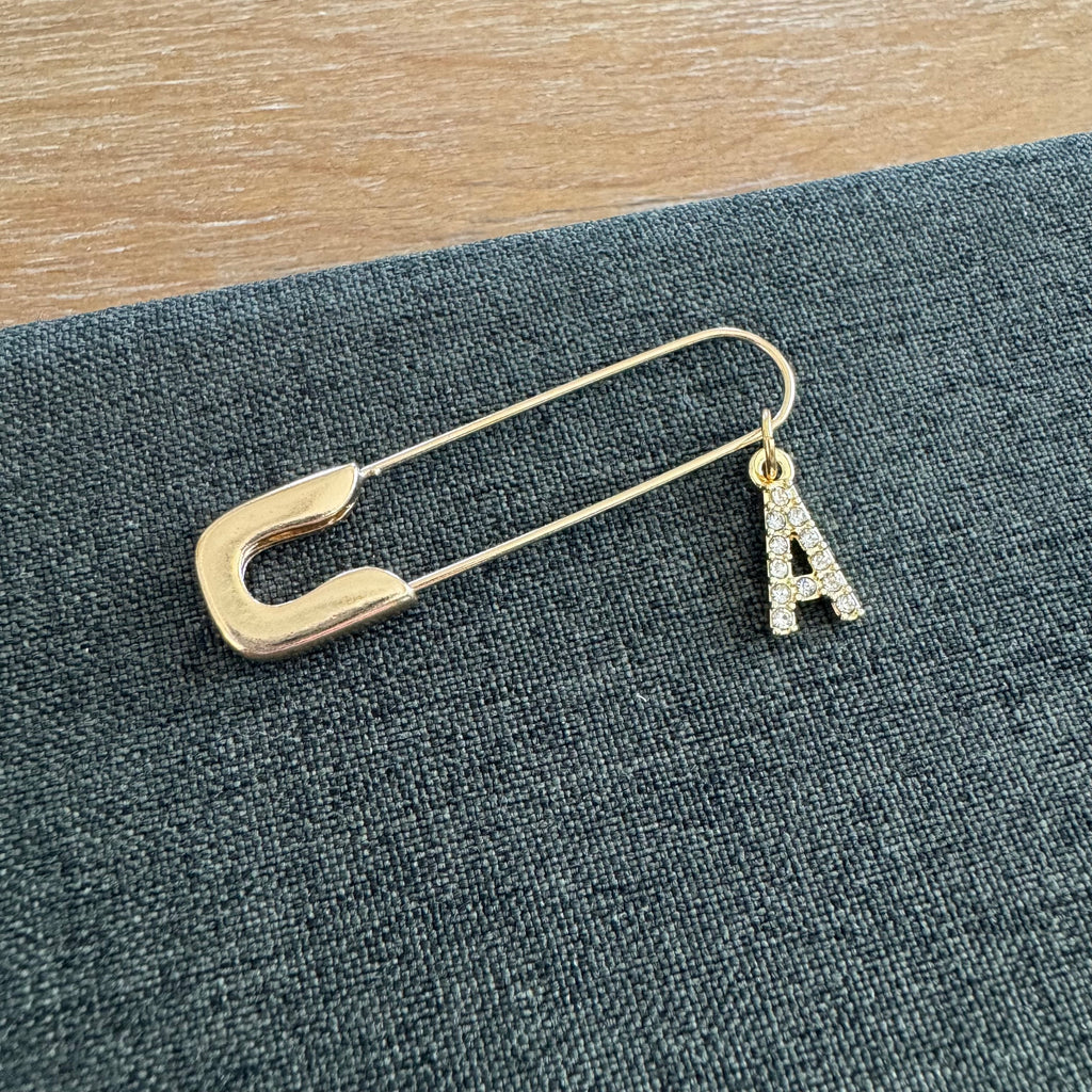 Stone Initial Pin