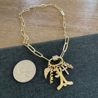 Hockey Mama Charm Necklace