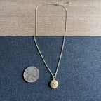 Casen Basketball Necklace Golden