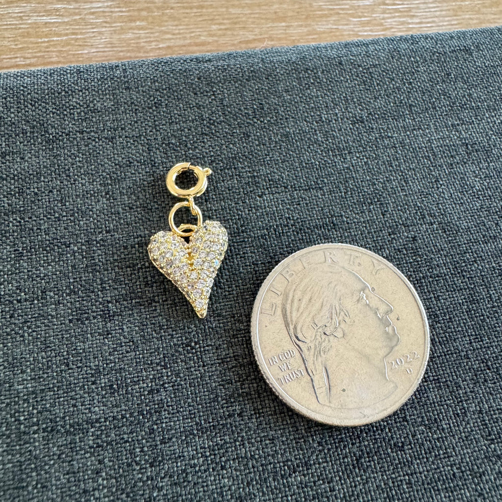 Haslee Heart Charm with clasp