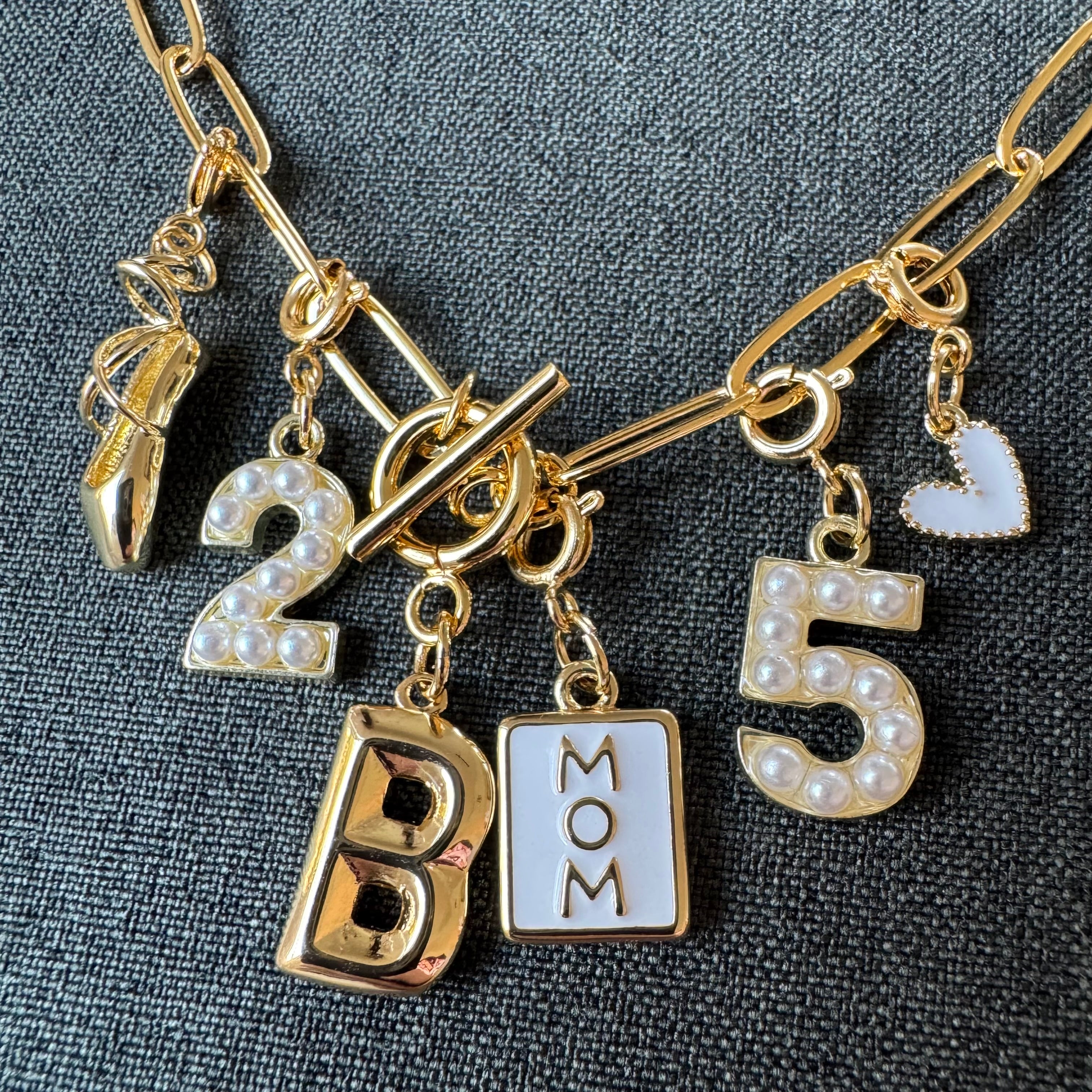 Dance Mom Number Necklace