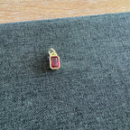 Frame Stone Charm burgundy
