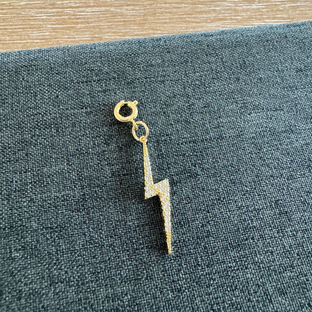 Lately Lightning Bolt Charm with clasp