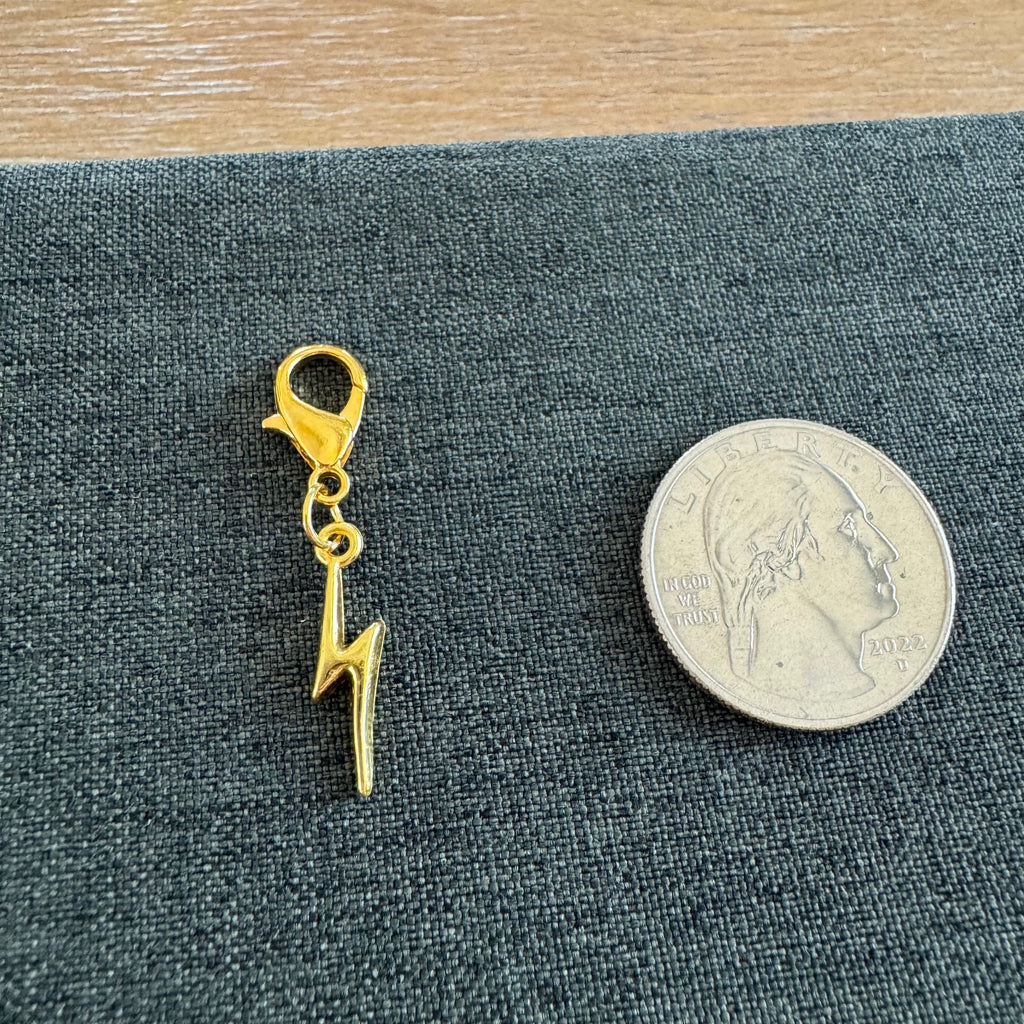 Lightning Bolt Shoe Charm