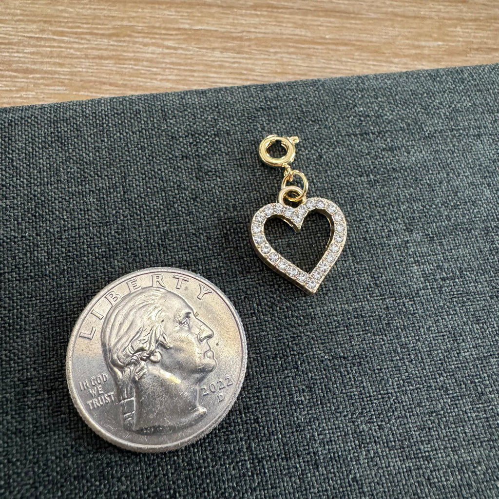 Holder Heart Charm with clasp