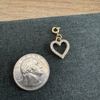 Holder Heart Charm with clasp