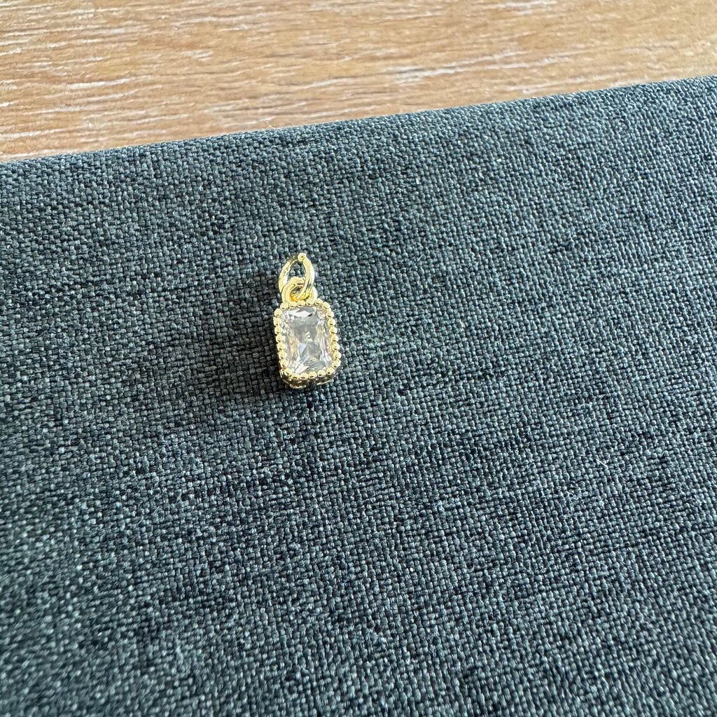 Frame Stone Charm clear