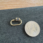 Small Carabiner Blue