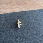 Rhinestone Letter Charm