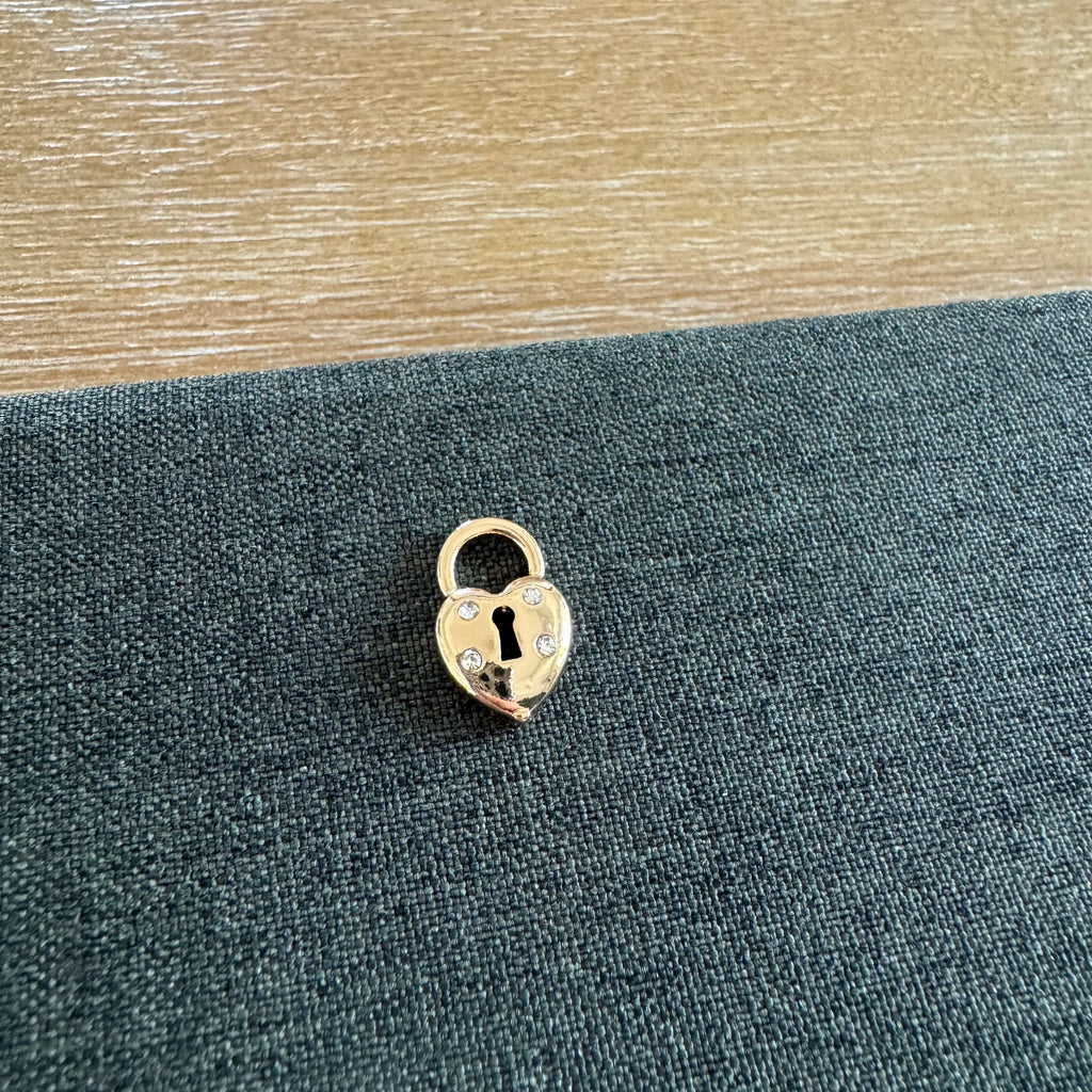 Hayes Heart Lock Charm