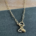 Cheerleader Megaphone Charm Necklace