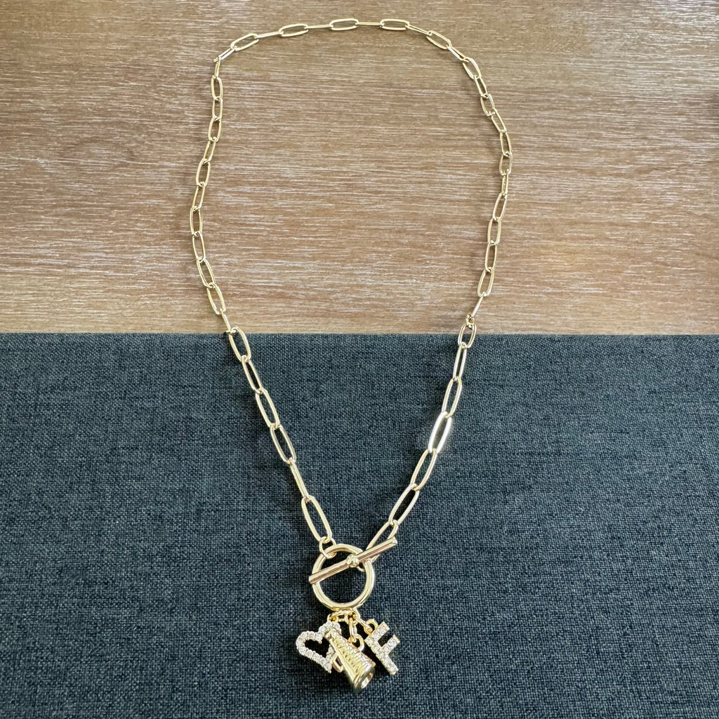Cheerleader Charm Necklace