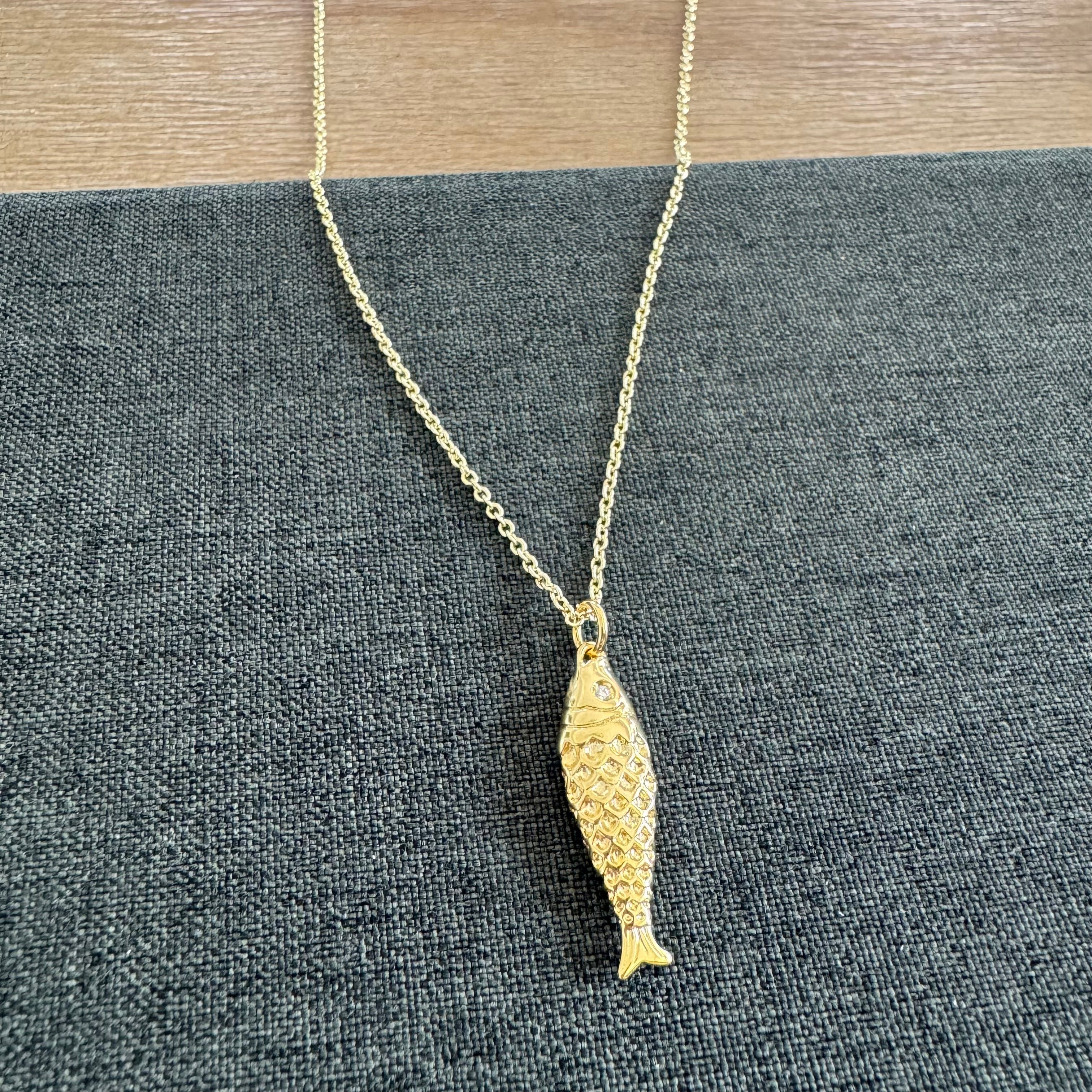 Fish Charm Necklace