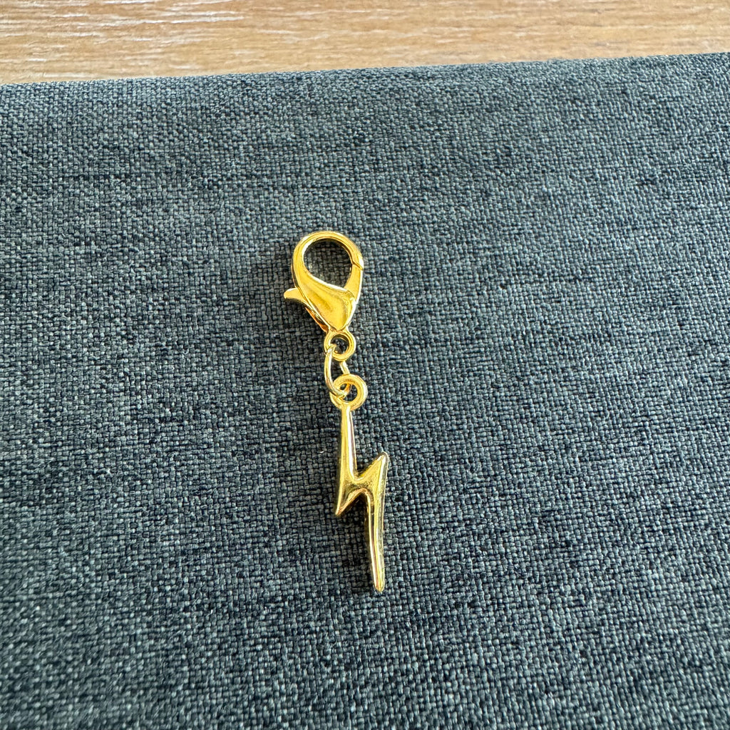 Lightning Bolt Shoe Charm
