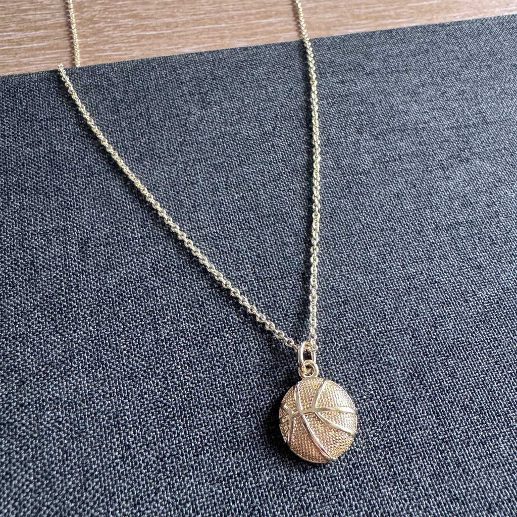 Casen Basketball Necklace Golden