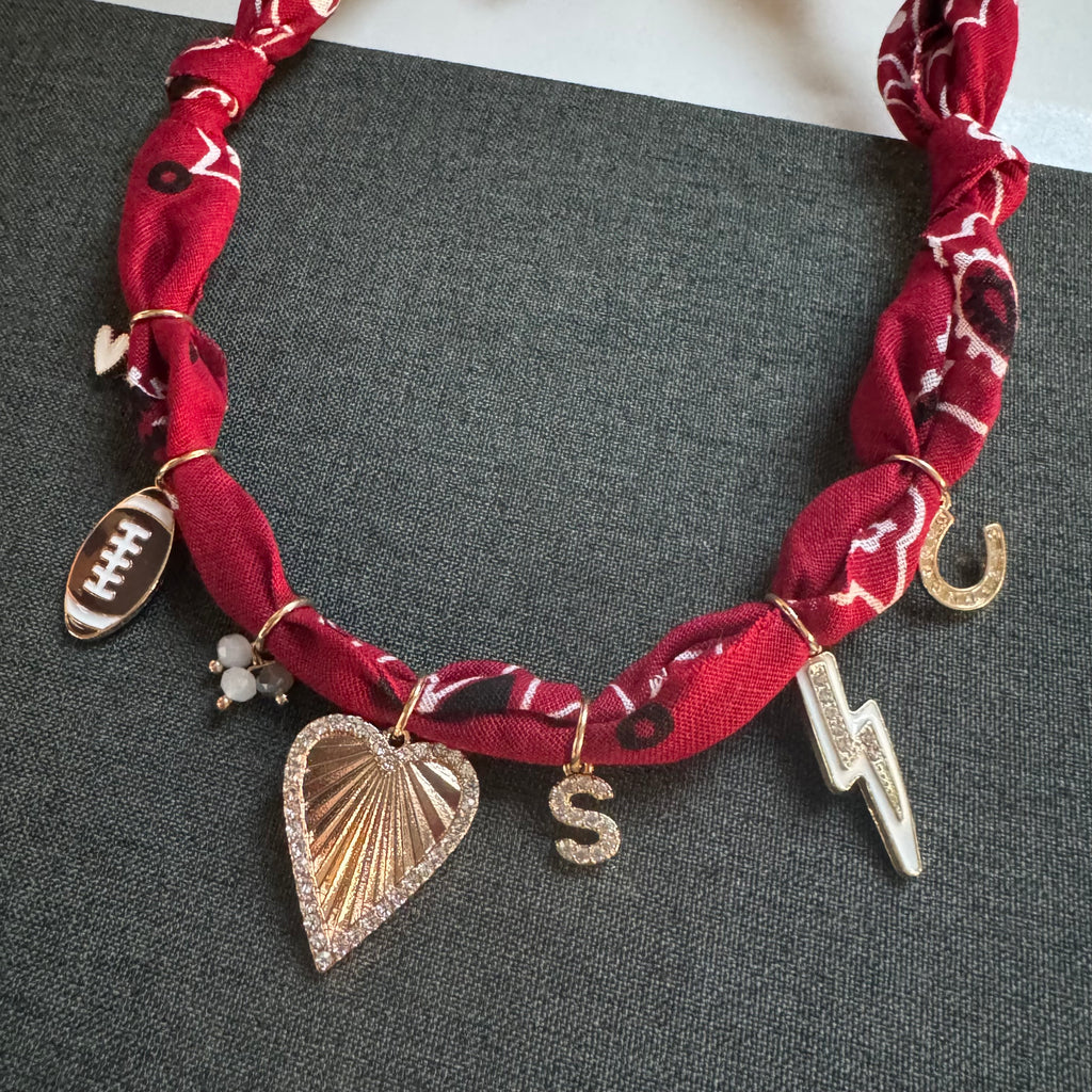 Football Bandana Necklace