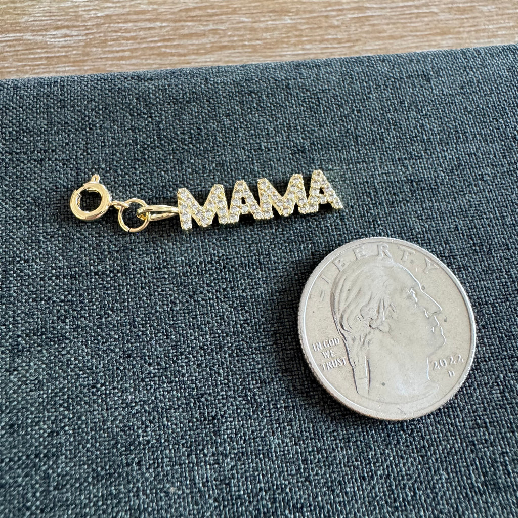 Mama Stone Pendant Charm with clasp
