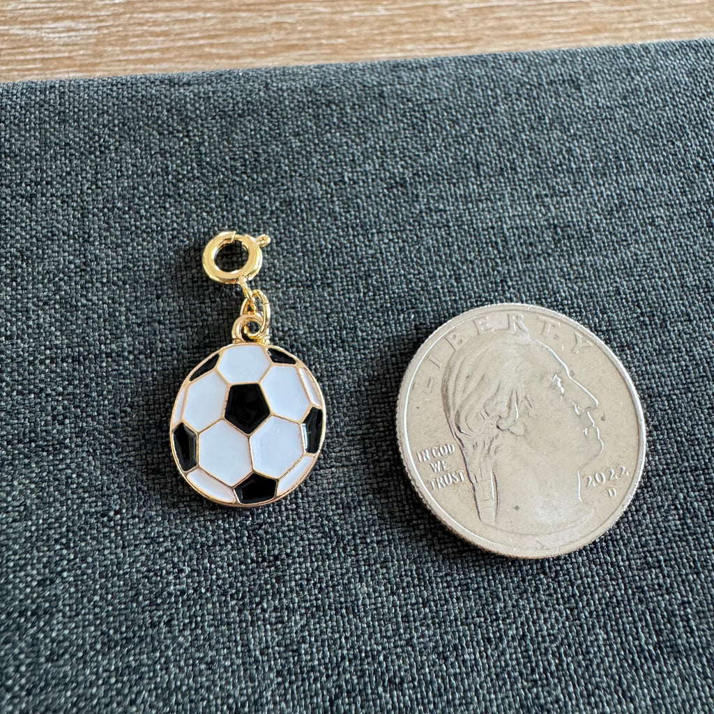 Soccer Charm with Clasp