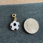 Soccer Charm with Clasp