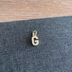 Rhinestone Letter Charm