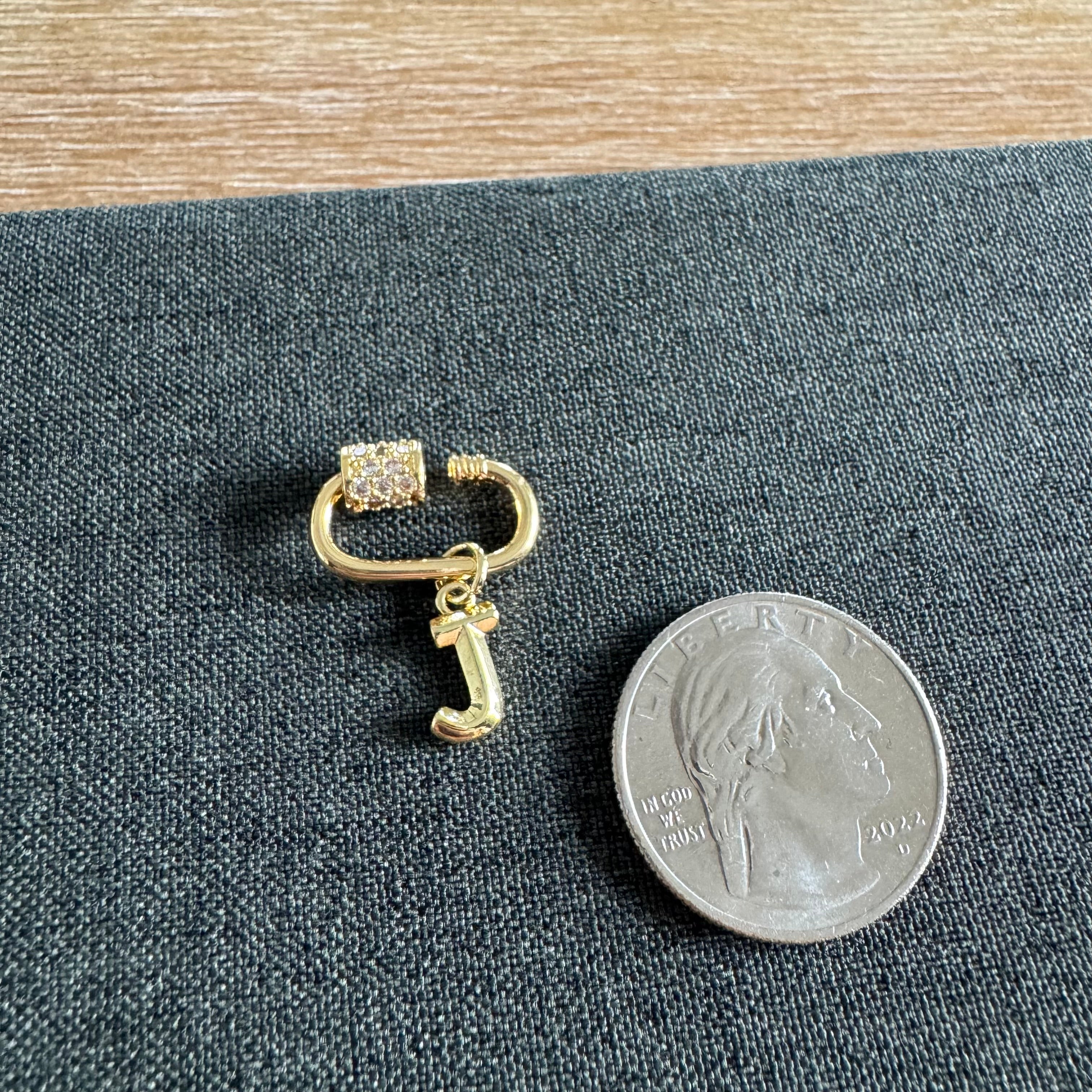 Custom Small Letter Carabiner