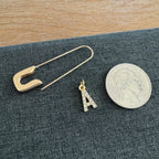Stone Initial Pin