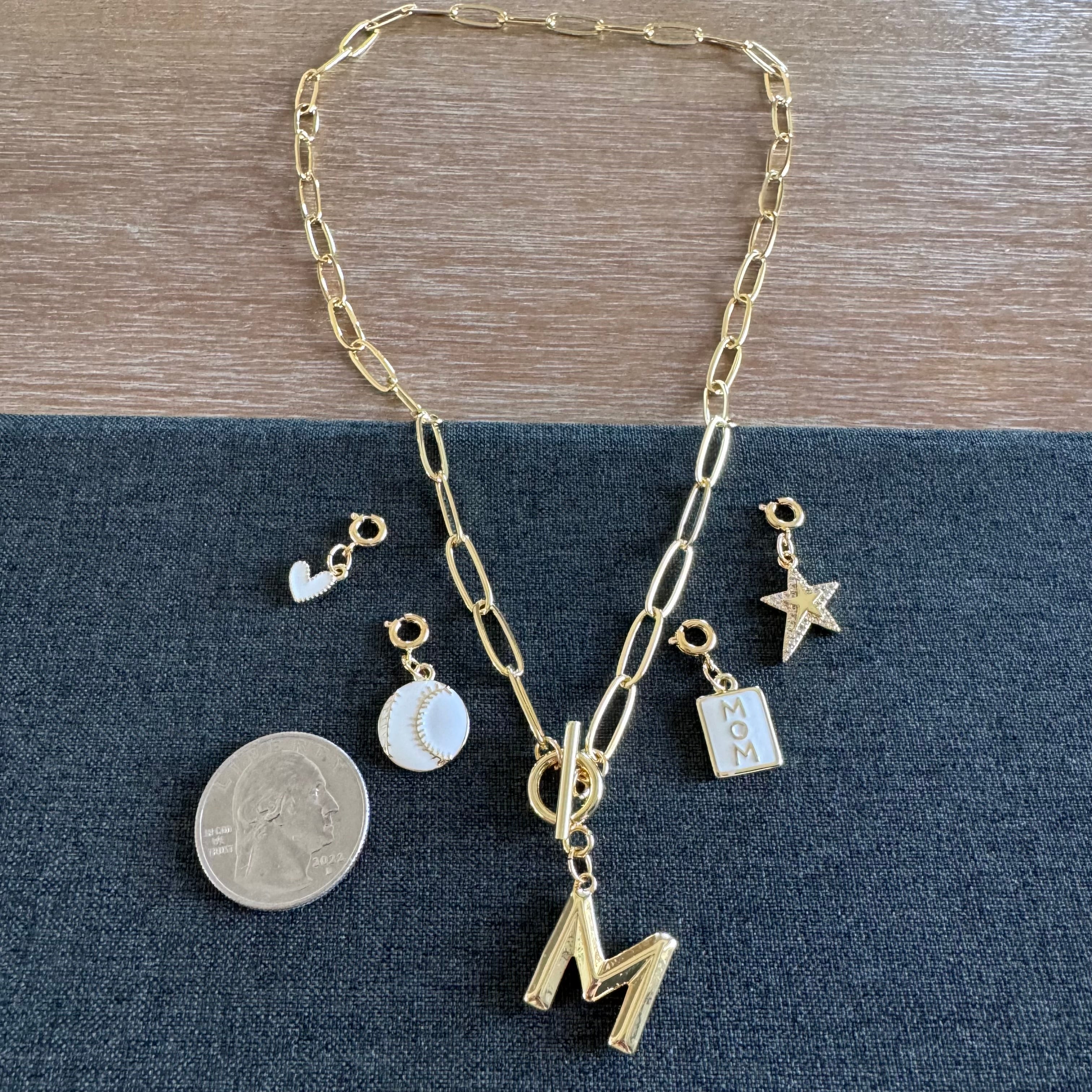 Baseball Mom Star Necklace